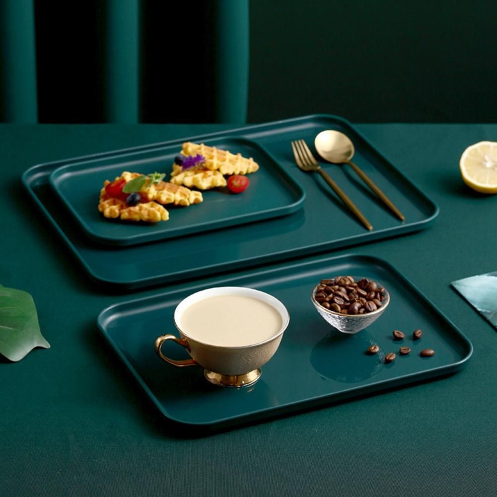 Rectangular Plastic Serving Tray Exquisite Nordic Creative