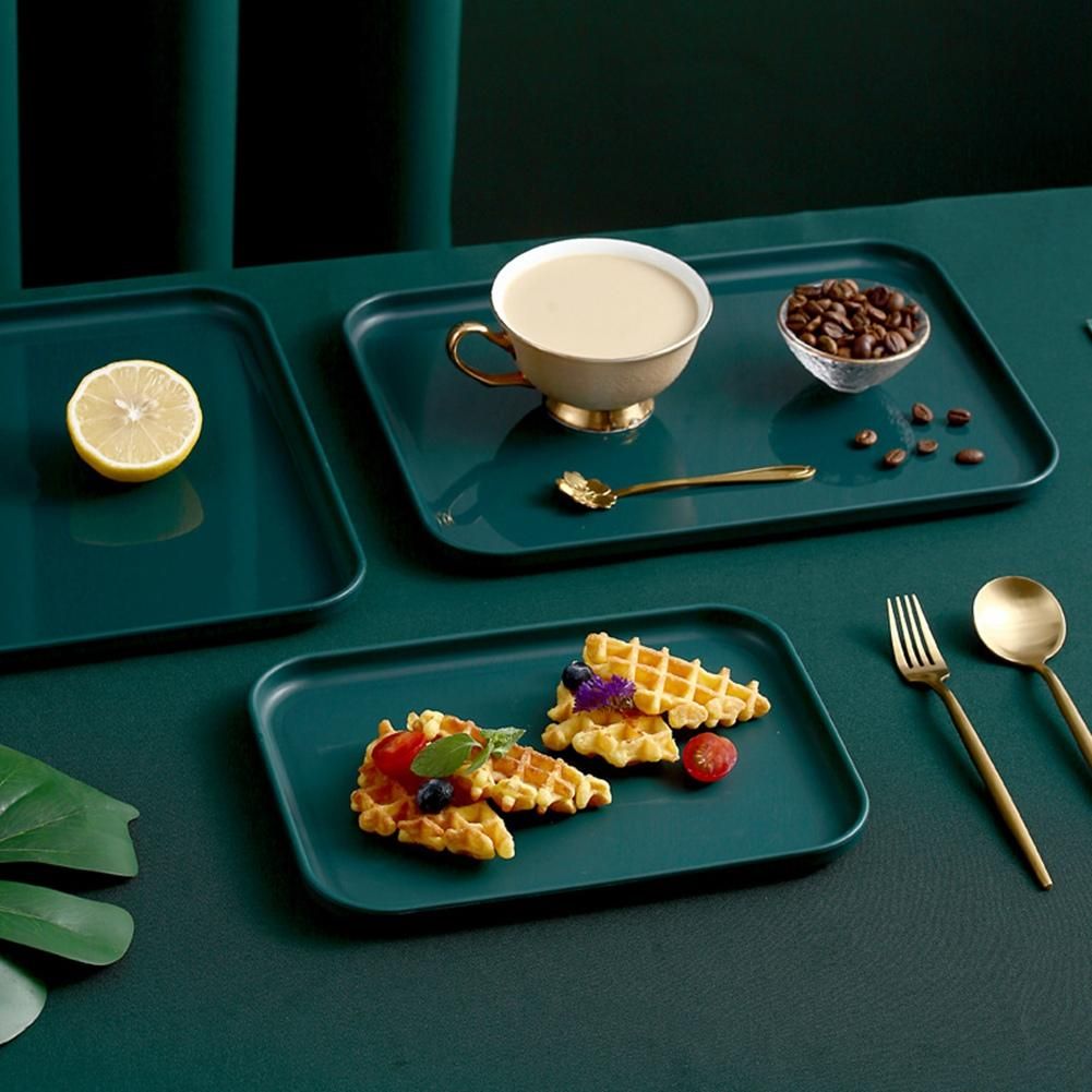 Rectangular Plastic Serving Tray Exquisite Nordic Creative