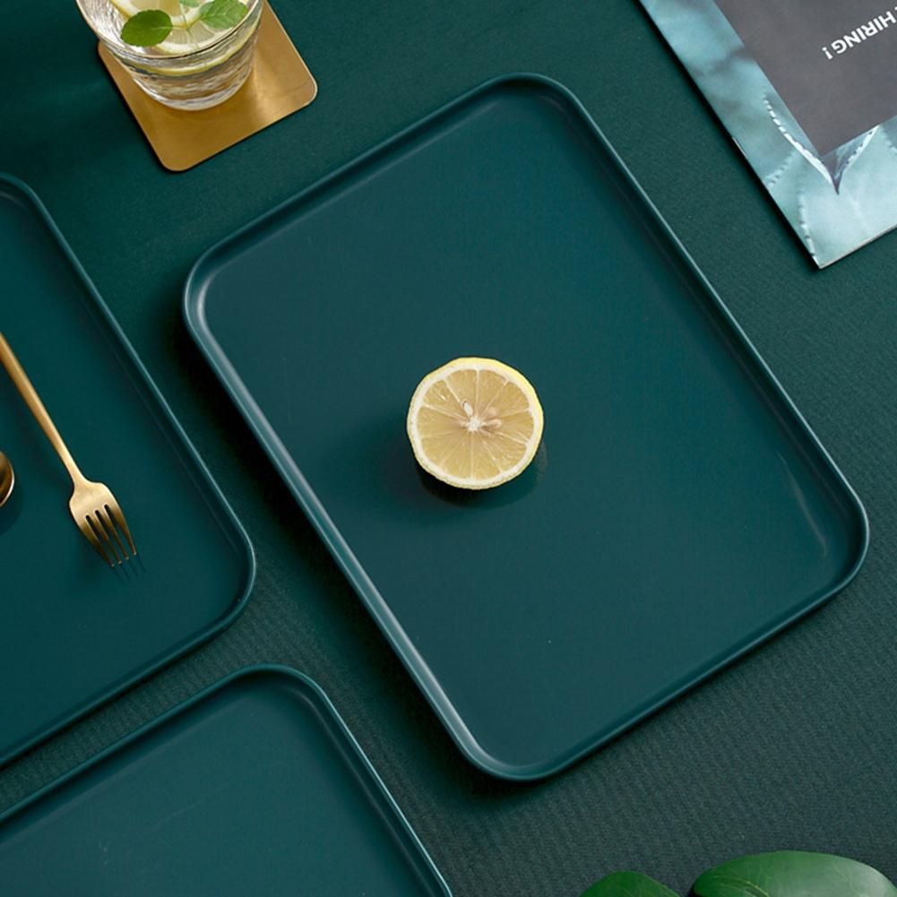 Rectangular Plastic Serving Tray Exquisite Nordic Creative