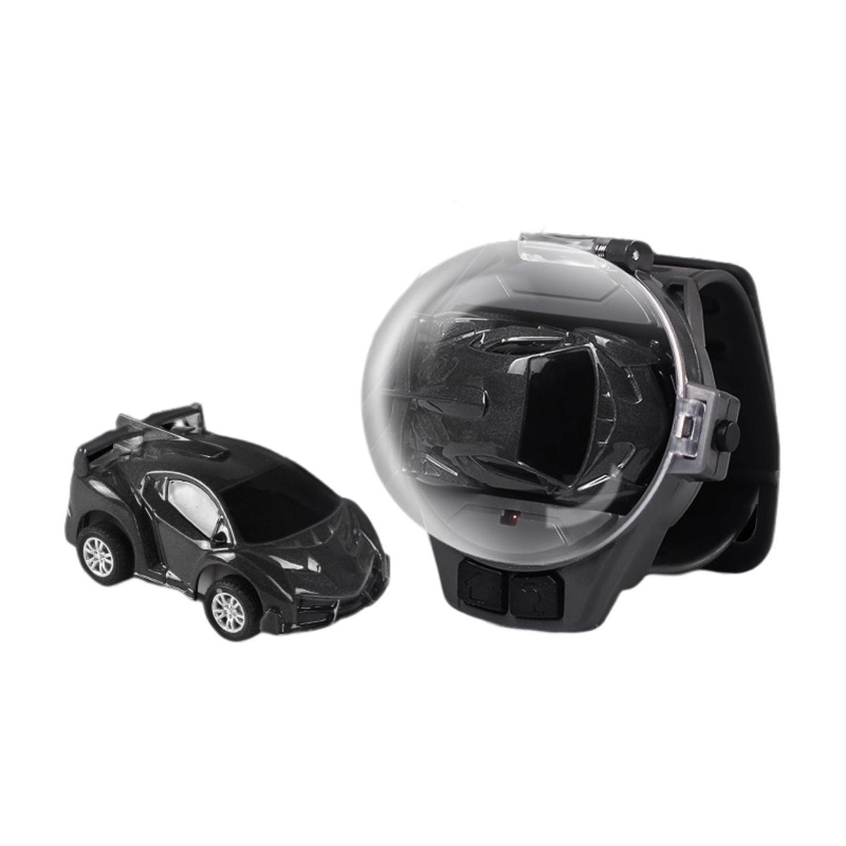 1 Set Racing Car Toy Watch Remote Control Kids Vehicle Toy Black