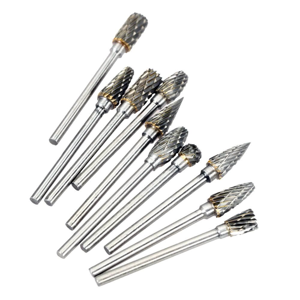 Electric Grinding Accessories 10pcs 0.12*0.24inch Tungsten