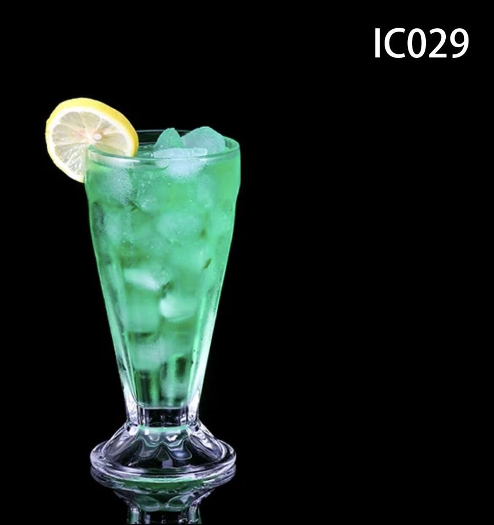 Ice Cream Glass Ware Set {Transparent Glass Cup 6pcs}