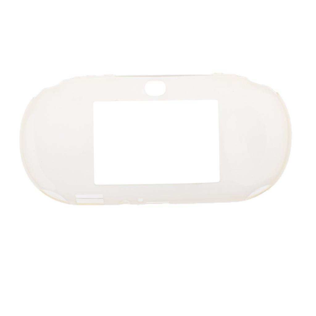 TPU Silicone Rubber  Skin Bumper Cover For PS Vita2000 Clear
