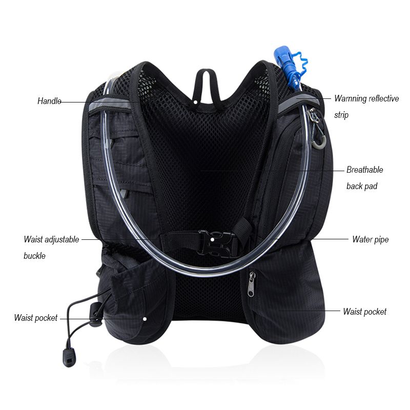 Lightweight 5l Running Bag Hydration Backpack Marathon Vest