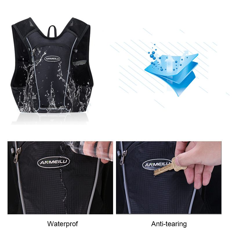 Lightweight 5l Running Bag Hydration Backpack Marathon Vest