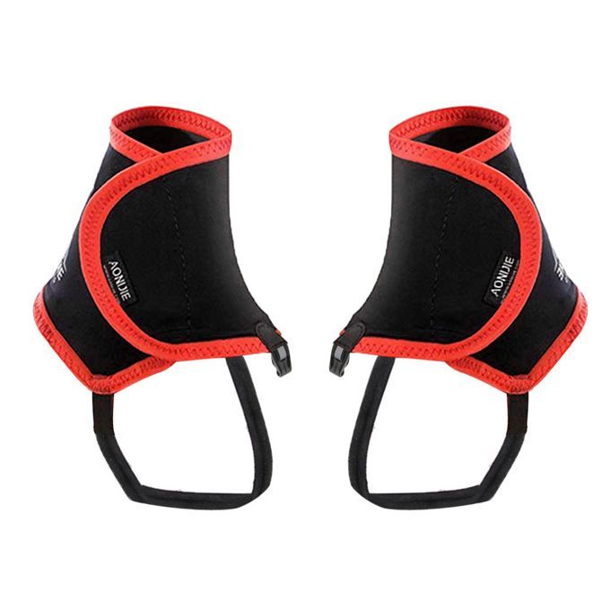 Trail Outdoor Leggings Waterproof Leg Gaiters Protective Wrap Shoe Red