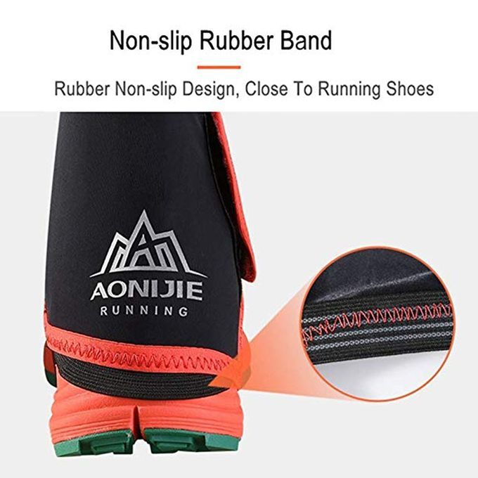 Trail Outdoor Leggings Waterproof Leg Gaiters Protective Wrap Shoe Red