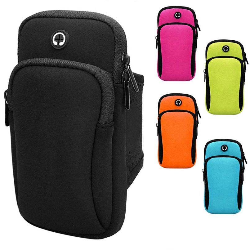 Running Wrist Band Bag Outdoor Sports Phone Arm Pa