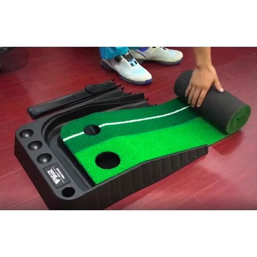 Golf Putting Mat With Return Ball System [Golf Club And Balls Not Included]