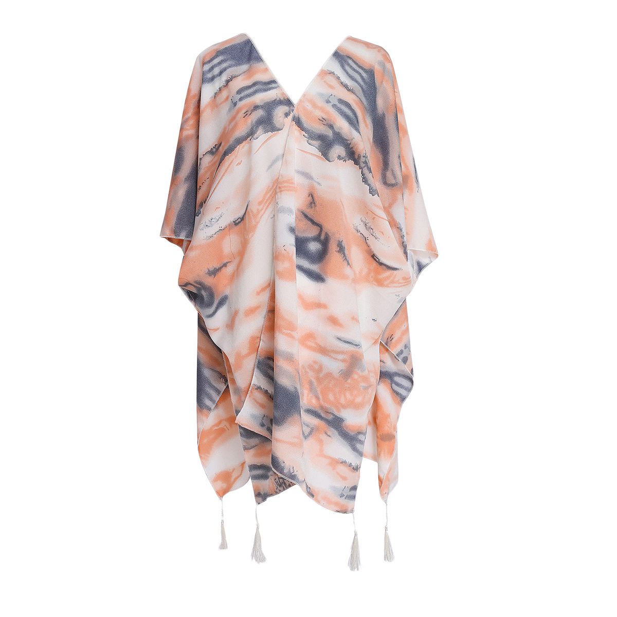 Ladies Floral Casual Cardigan Beach Chiffon Blouse Loose Tops Long