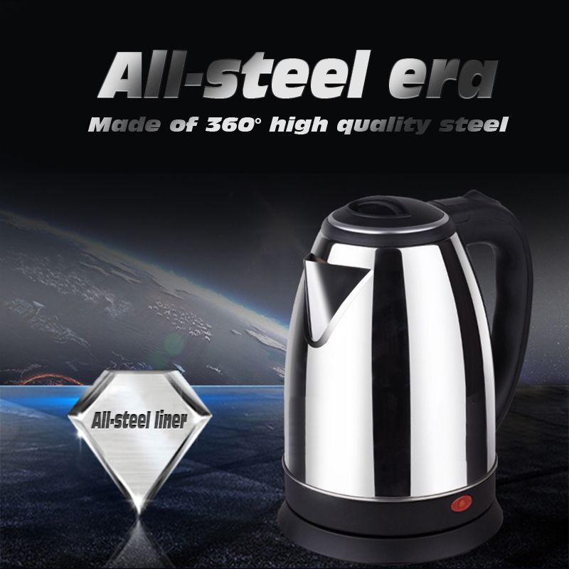 1.8L Simple And Stylish Electric Kettle - Black