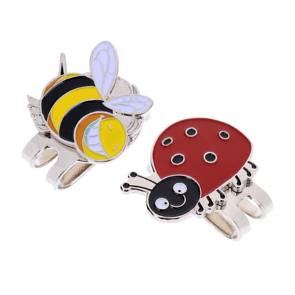 2Pcs Magnetic Hat Clips Magnetic Markers Lightweight Alloy Golf
