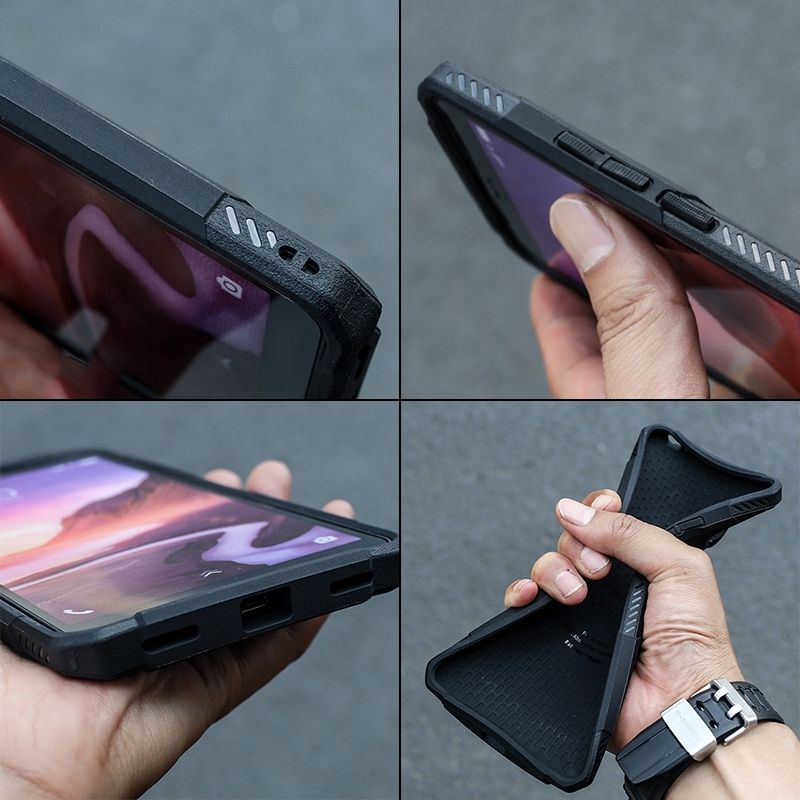 For Xiaomi Mi Max 3 FATBEAR Armor Shockproof Cooling Phone Case(Black)