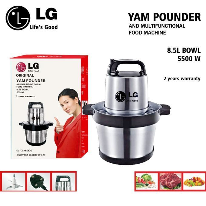 Strong Yam Pounder And Food Machine-8.5L Bowl