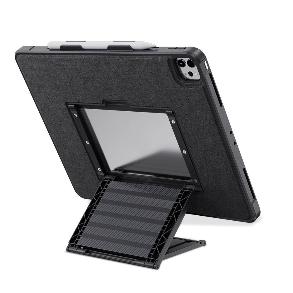 Suspension Stand Magnetic Flip Cover Tablet Case For IPad Air 2022 / 2020 10.9(Black)