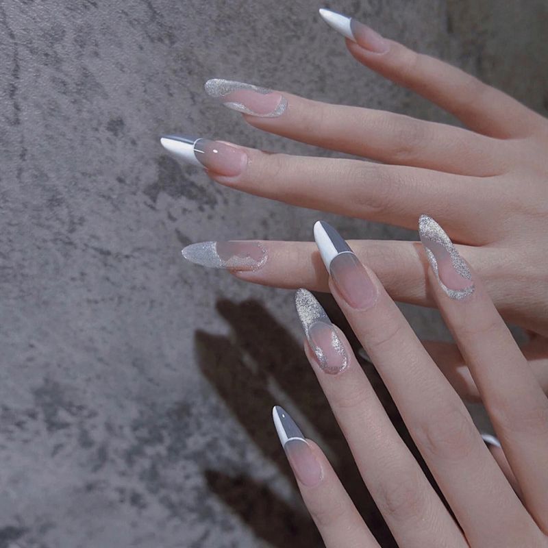 MA Simple Color Art Nail Tips 24p, 3EA, TYPE6
