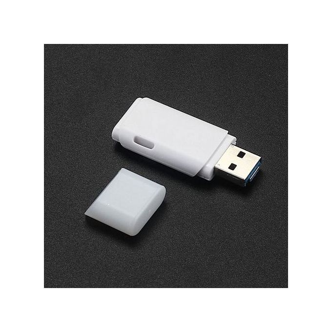 Hiamok_2 IN 1 USB 2.0 OTG Metal Flash Memory Stick Storage Thumb U Disk 32GB WH