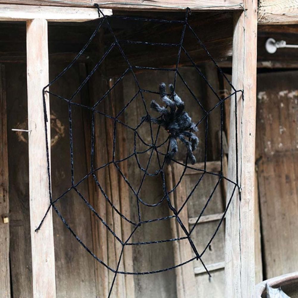Halloween Decoration Spider Props Ghost Black Imitation