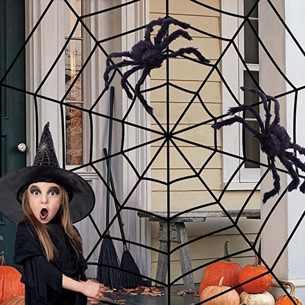 Halloween Decoration Spider Props Ghost Black Imitation