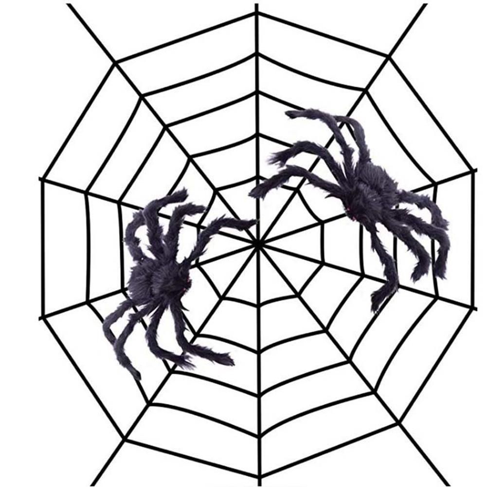 Halloween Decoration Spider Props Ghost Black Imitation