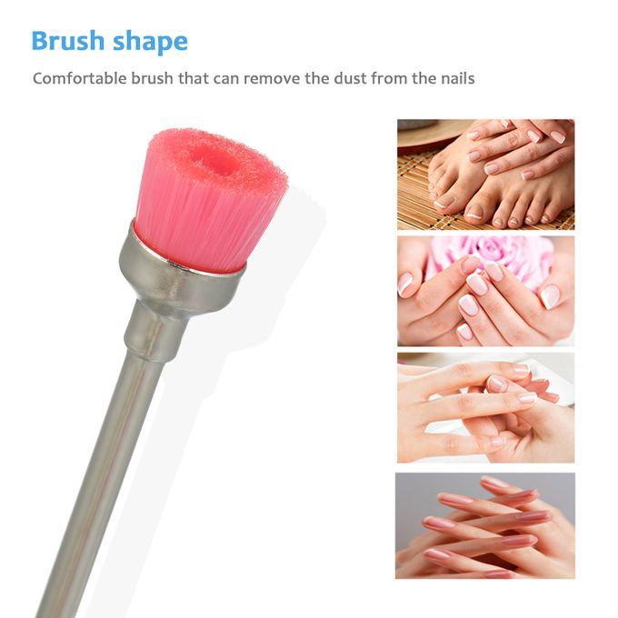 5pcs Nail Drill Bits 3/32'' (M) Cuticle Cleaner Dust Drill-M-size