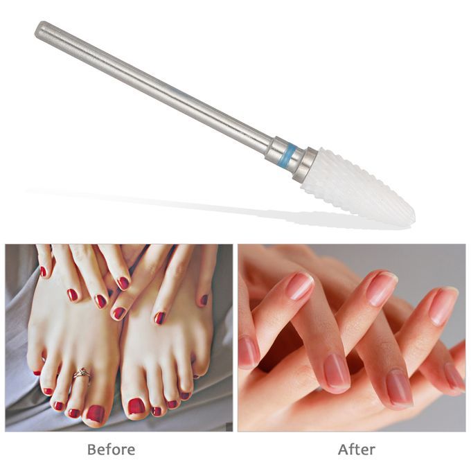 5pcs Nail Drill Bits 3/32'' (M) Cuticle Cleaner Dust Drill-M-size