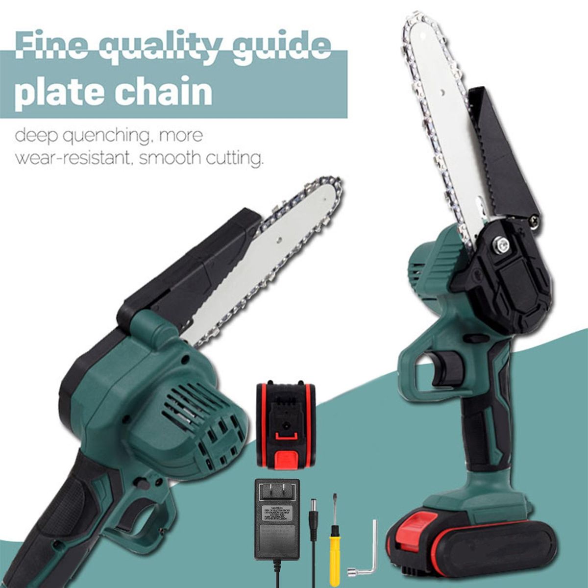 Portable 6“ Electric Tool Woodworking Cutter For Logging 1 Battery
