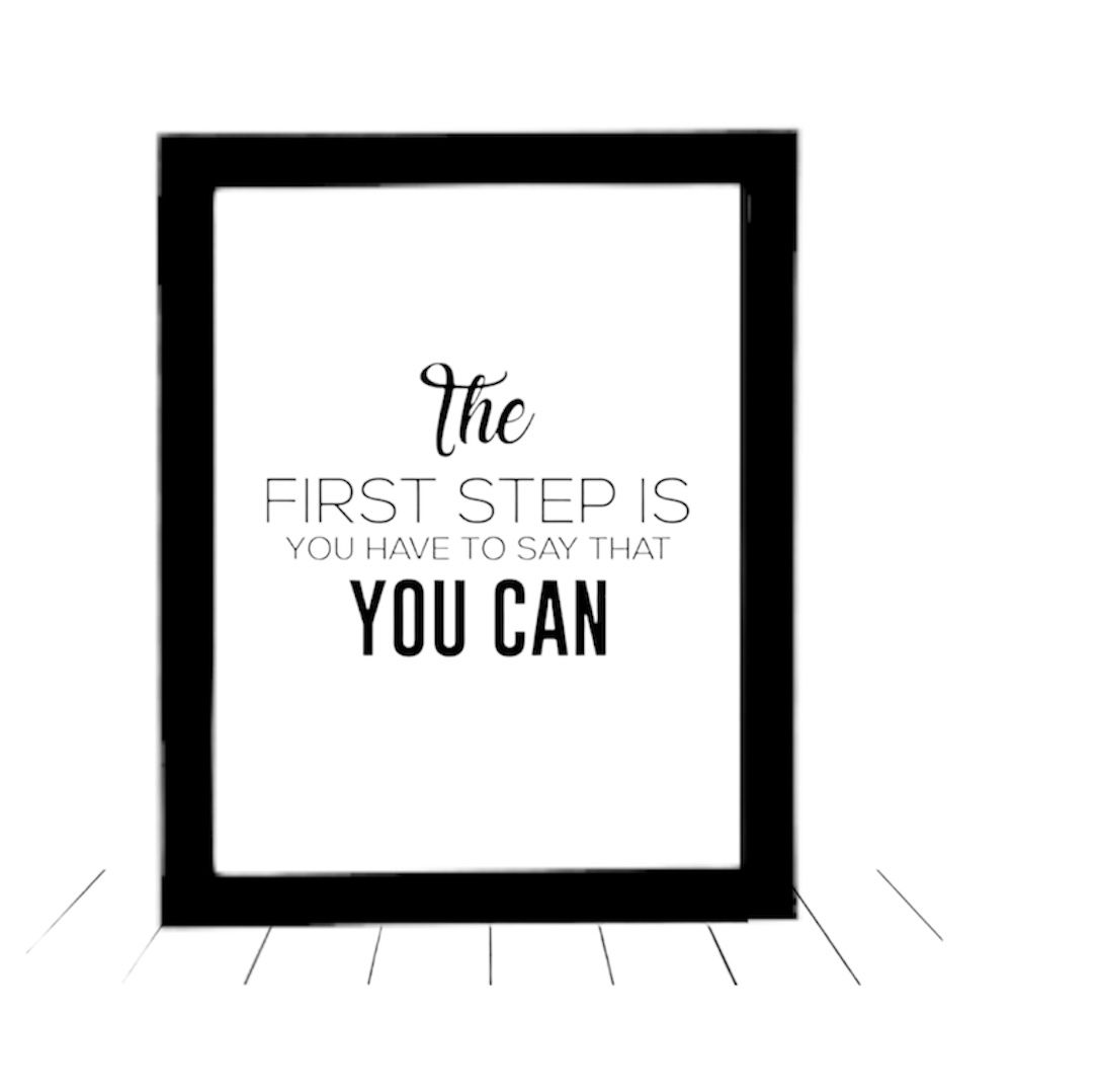 THE FIRST STEPS Decorative Frame