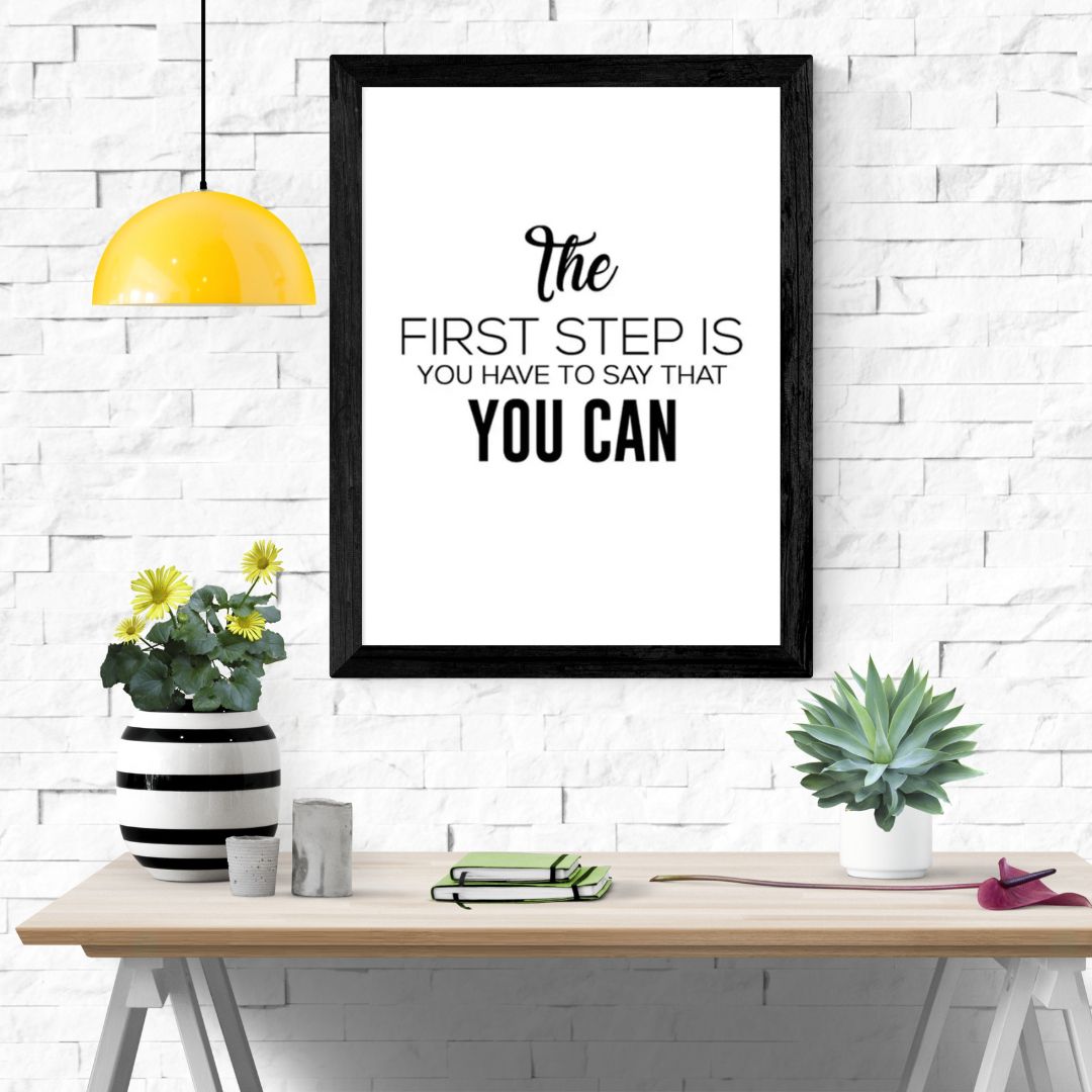 THE FIRST STEPS Decorative Frame
