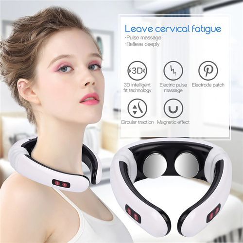 Neck Massager And Pain Relief Tool - White