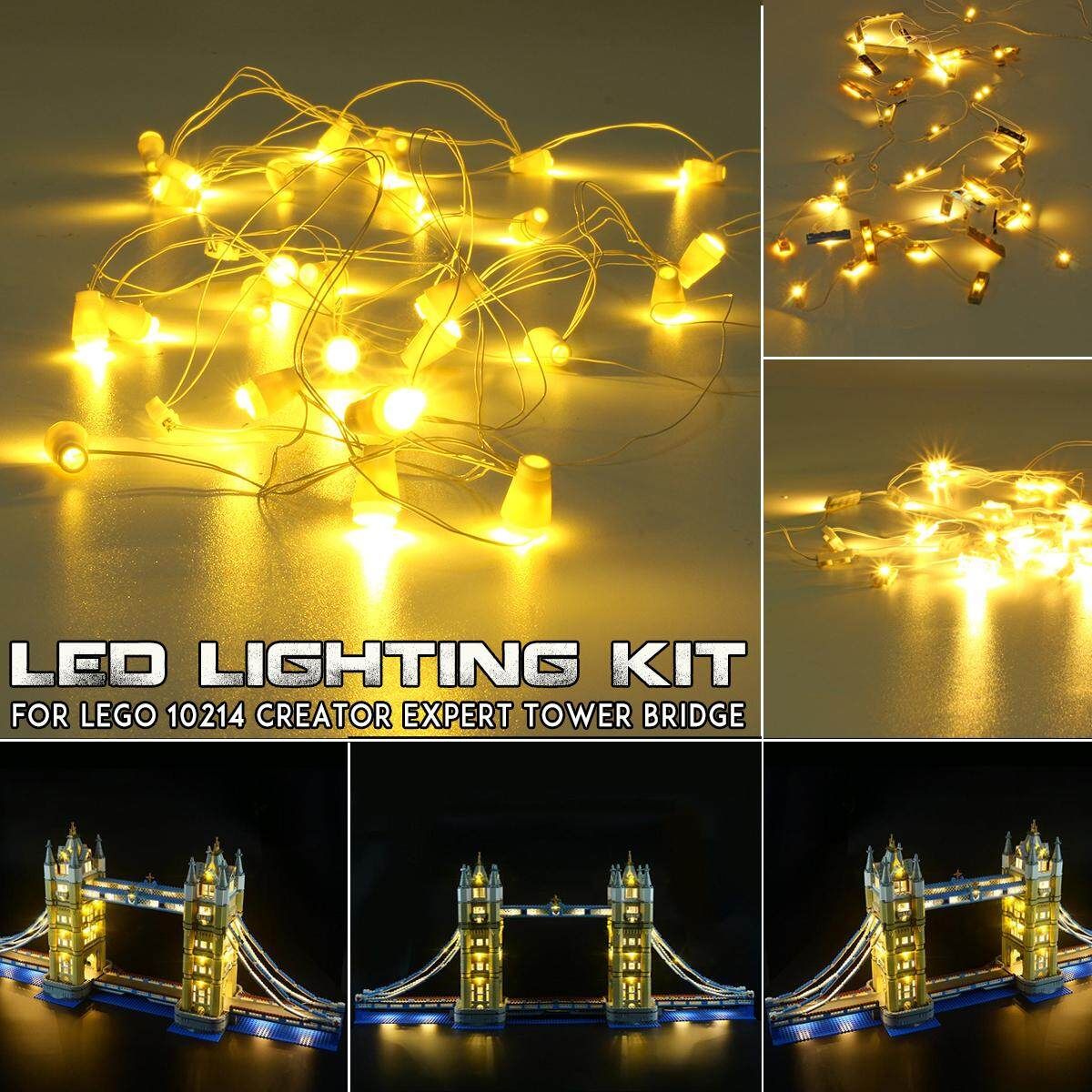 Led Lighting Kit For LEGO 10214 Creator Expert Tower Bridge DIY Tool Gift