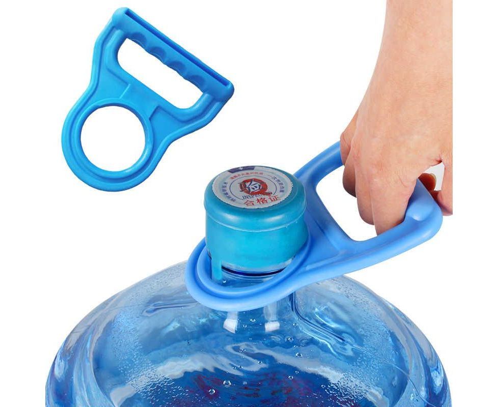Water Dispenser Bottle Gallon Handle Carrier Lifter - Blue