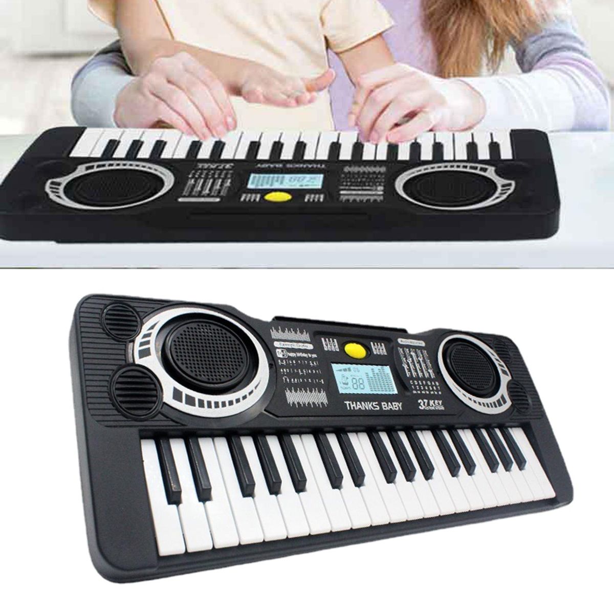 37 Keys Electronic Organ Birthday Gifts Piano  Adults