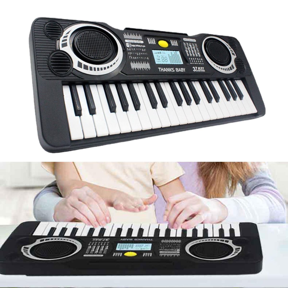 37 Keys Electronic Organ Birthday Gifts Piano  Adults