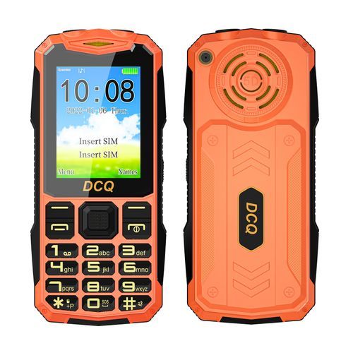 Q1 2.4 5D Louder Speaker 2000mAh Phone - Orange