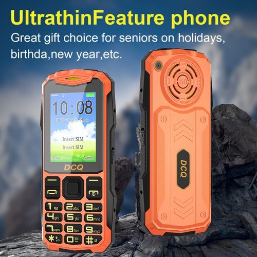 Q1 2.4 5D Louder Speaker 2000mAh Phone - Orange