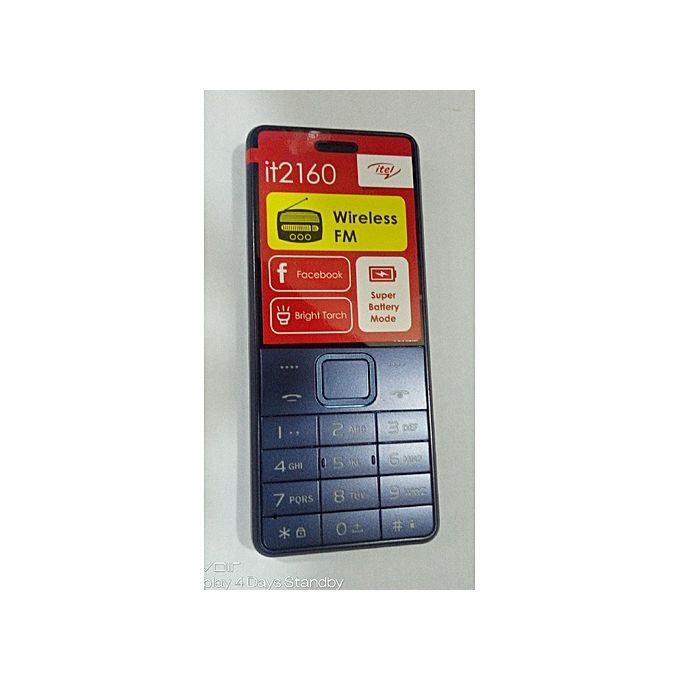 It2160 Wireless Fm, Torchlight, Dual SIM - Dark Blue