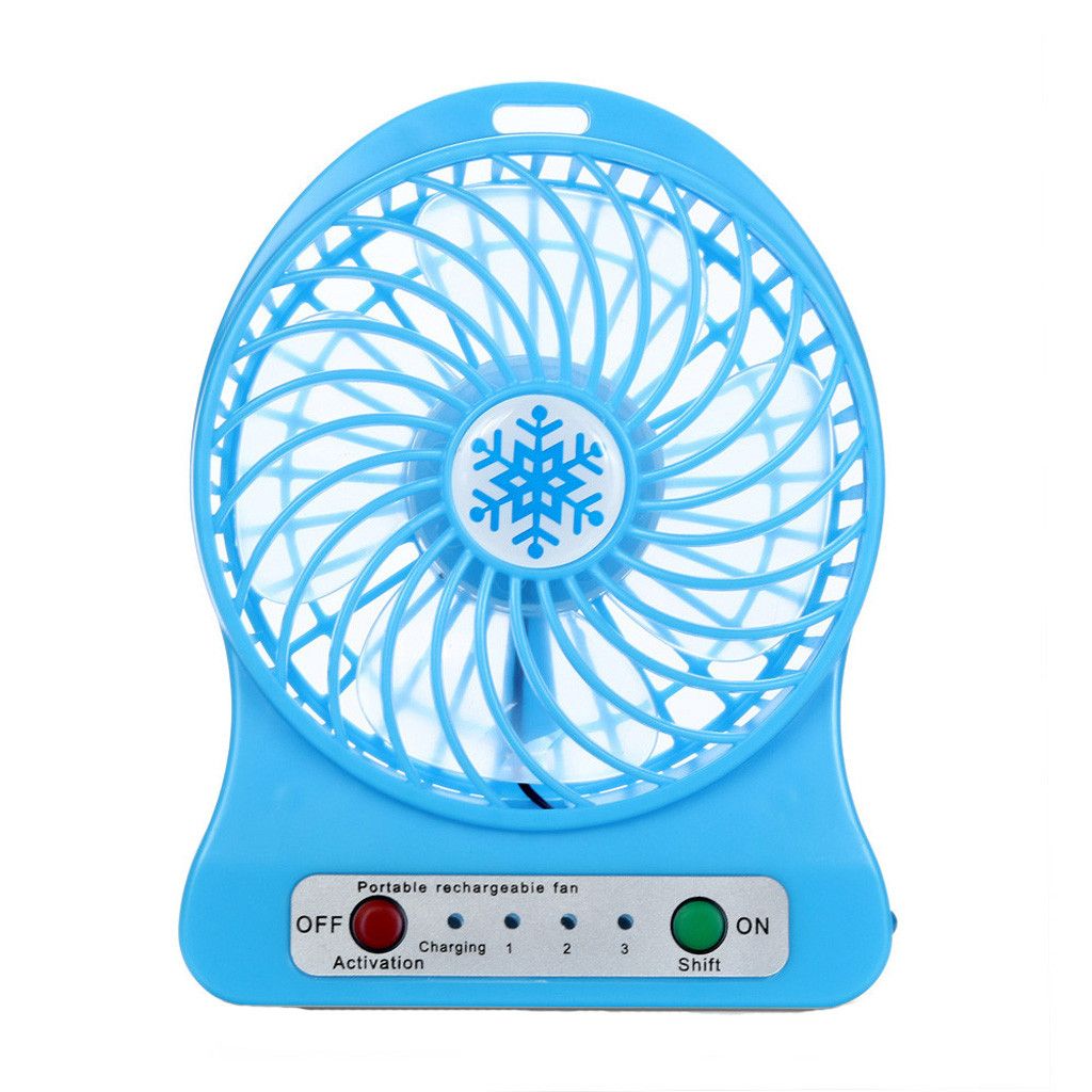Cooler Fans Home Desk Rechargeable Office Fan Air Fan Portable 1PC Personal Cooler#0119y10 18650 USB Adjustable Fan Mini Battery