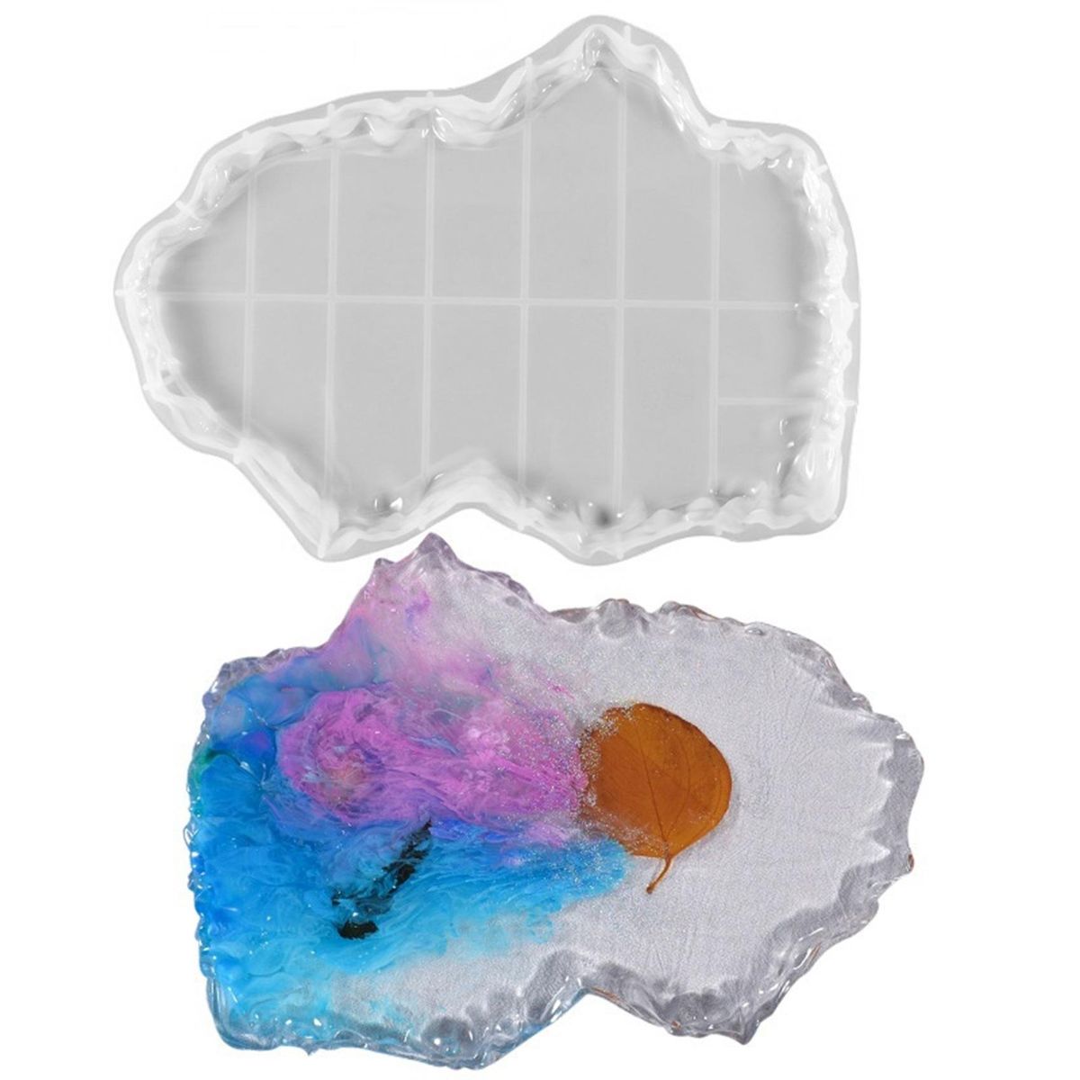 DIY Crystal Epoxy Mold Resin Molds for Jewelry Coaster Mold