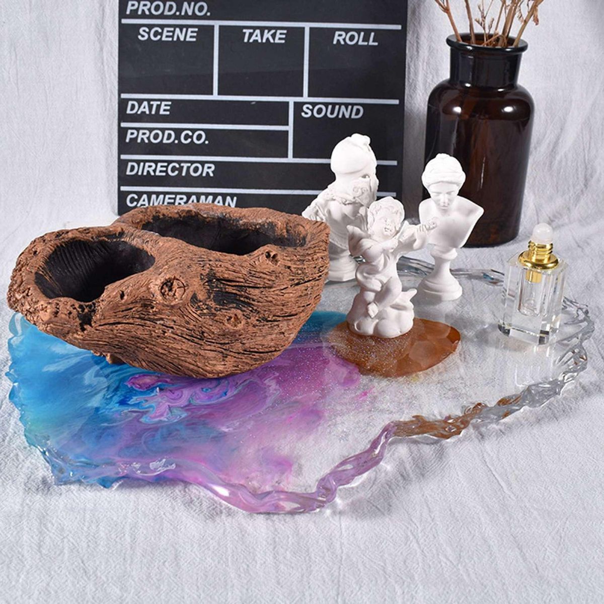 DIY Crystal Epoxy Mold Resin Molds for Jewelry Coaster Mold