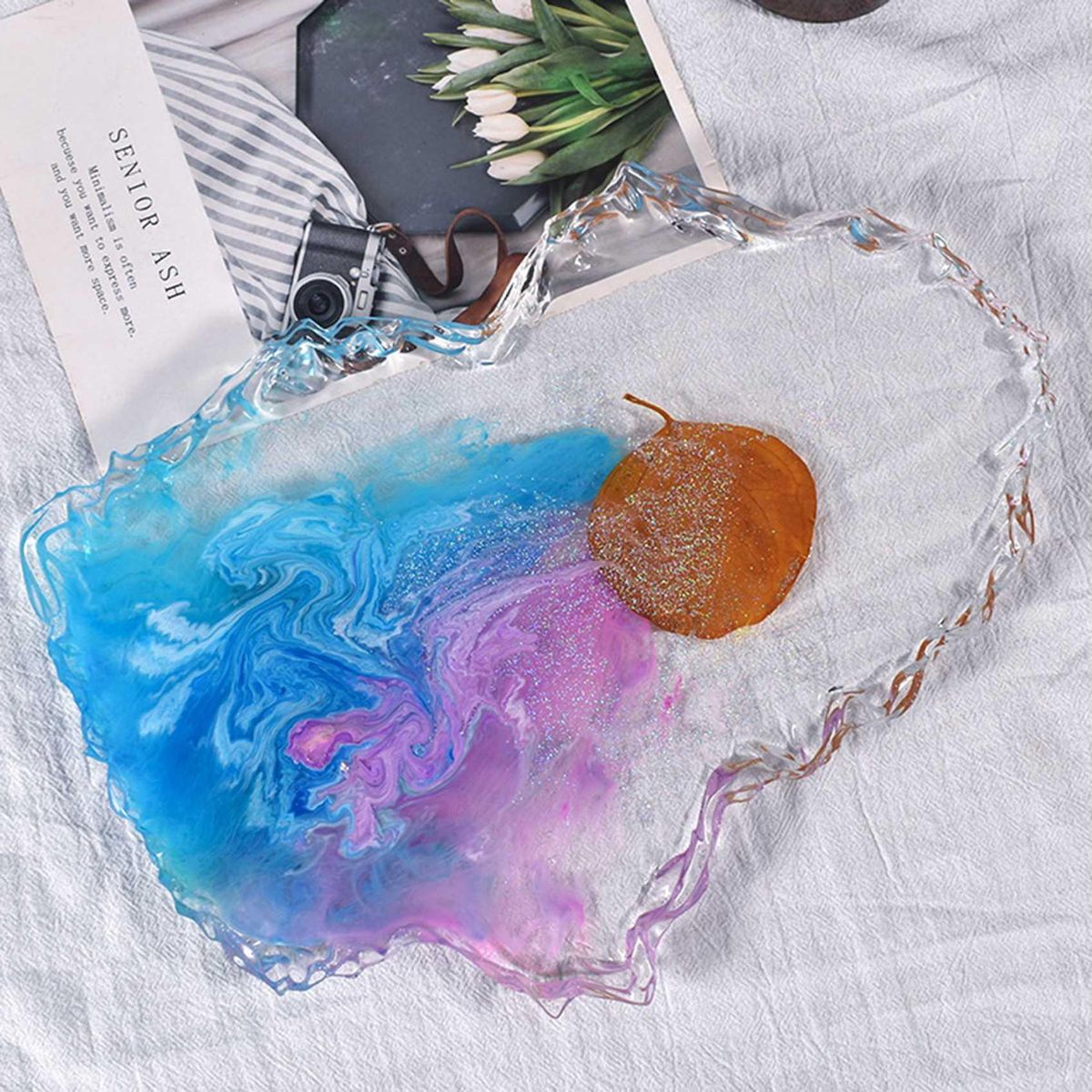DIY Crystal Epoxy Mold Resin Molds for Jewelry Coaster Mold