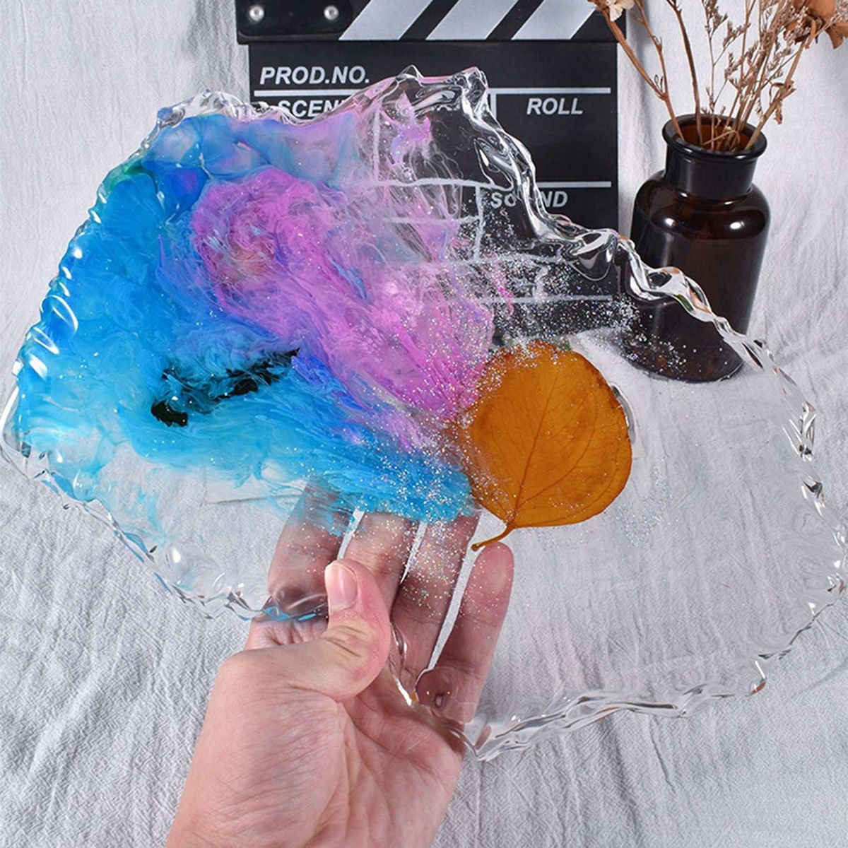 DIY Crystal Epoxy Mold Resin Molds for Jewelry Coaster Mold