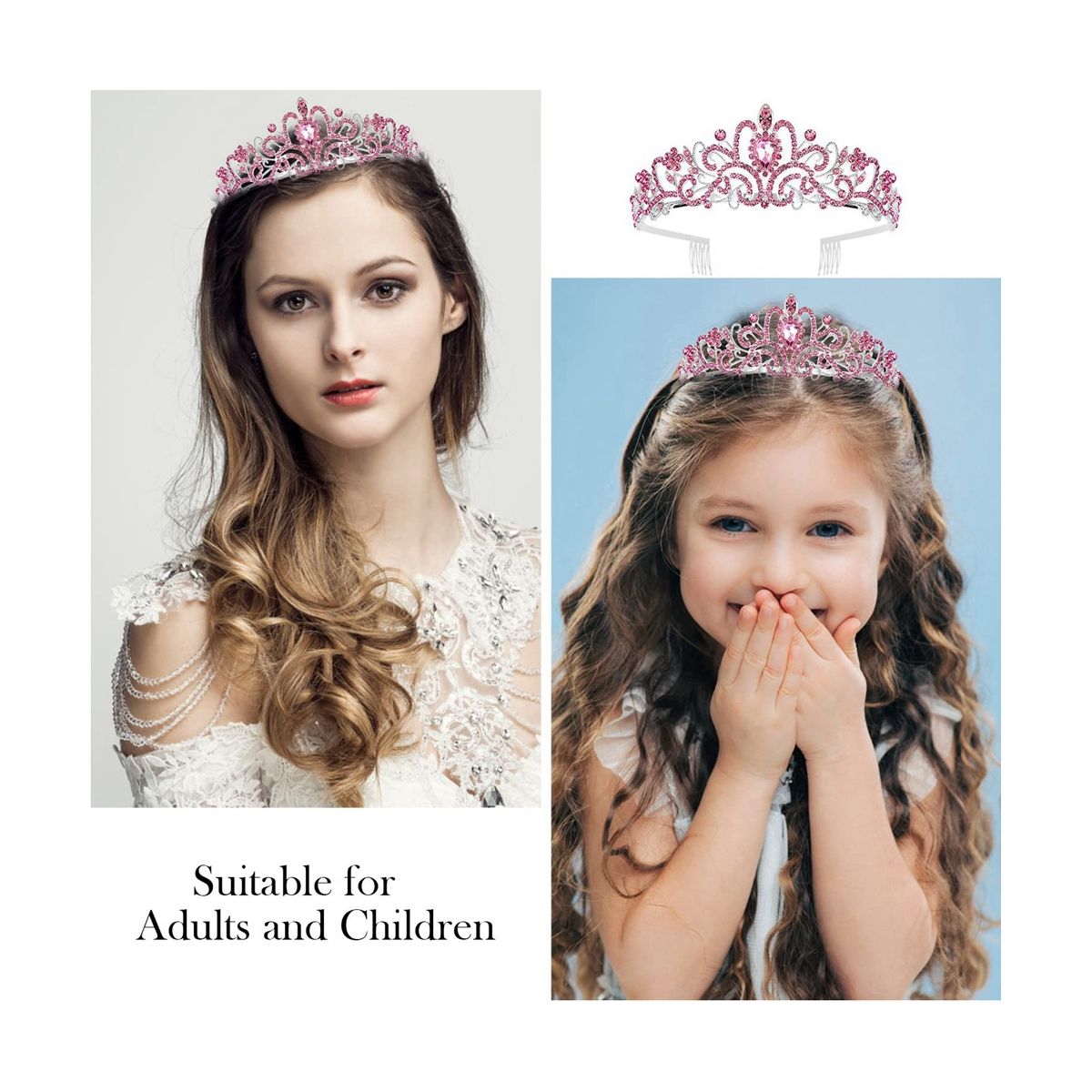 Birthday Girl Crown Princess Crown with Birthday Sash for