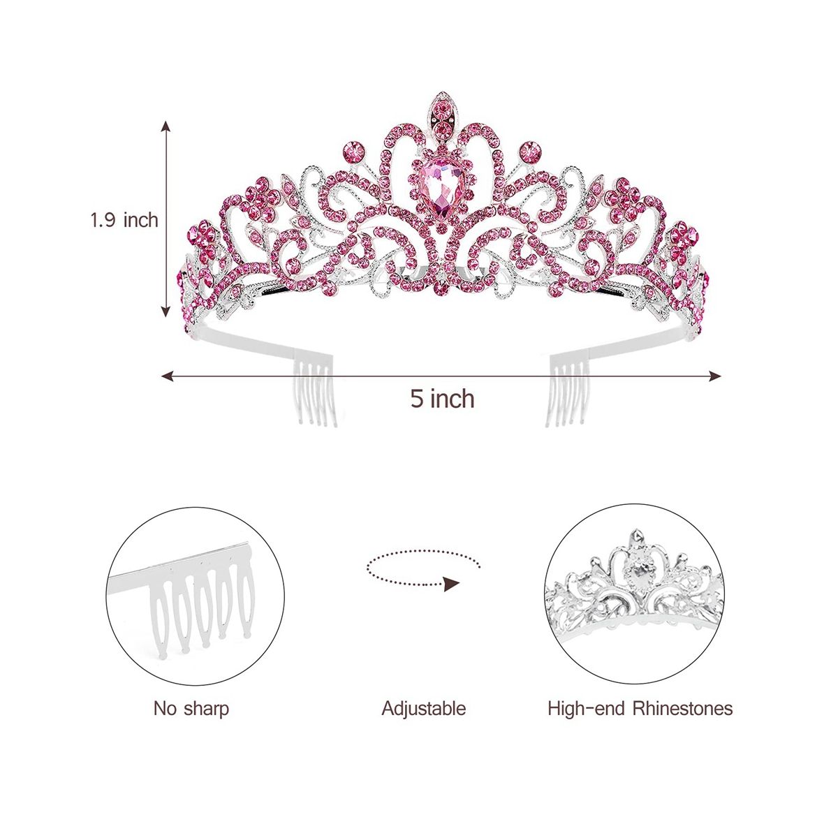 Birthday Girl Crown Princess Crown with Birthday Sash for