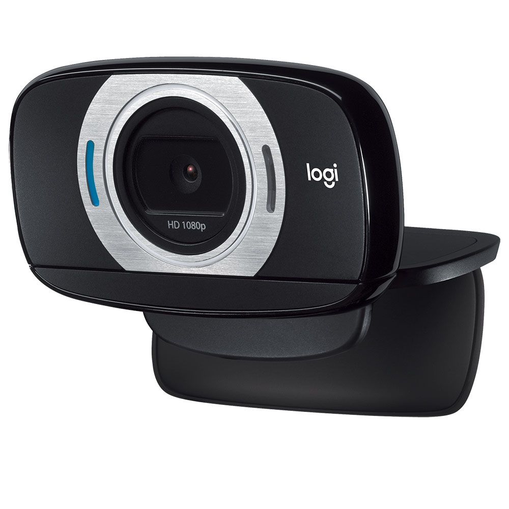 C615 Fold-and-Go HD Webcam , 1080p Video