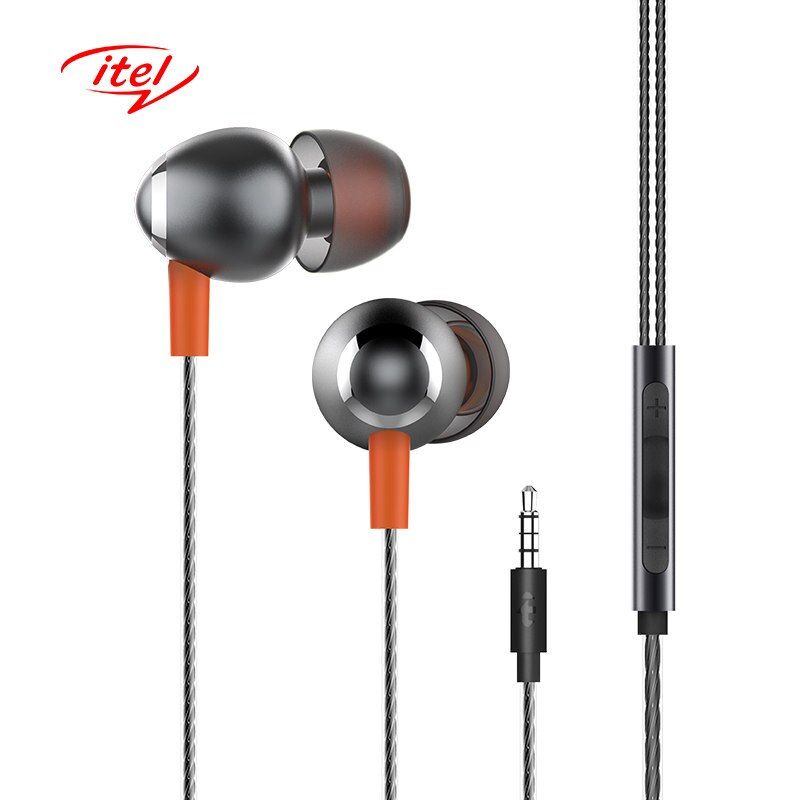 Metal Design Powerful Bass Boost Wired 3.5mm Earphones