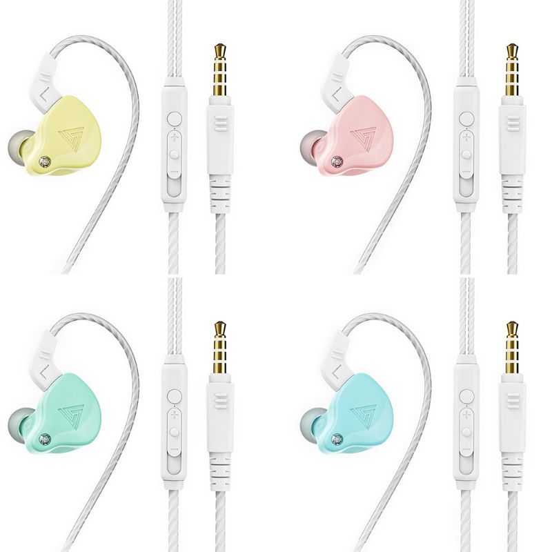 QKZ AK6 X Earphones Dynamic HIFI Bass Earbuds In Ear