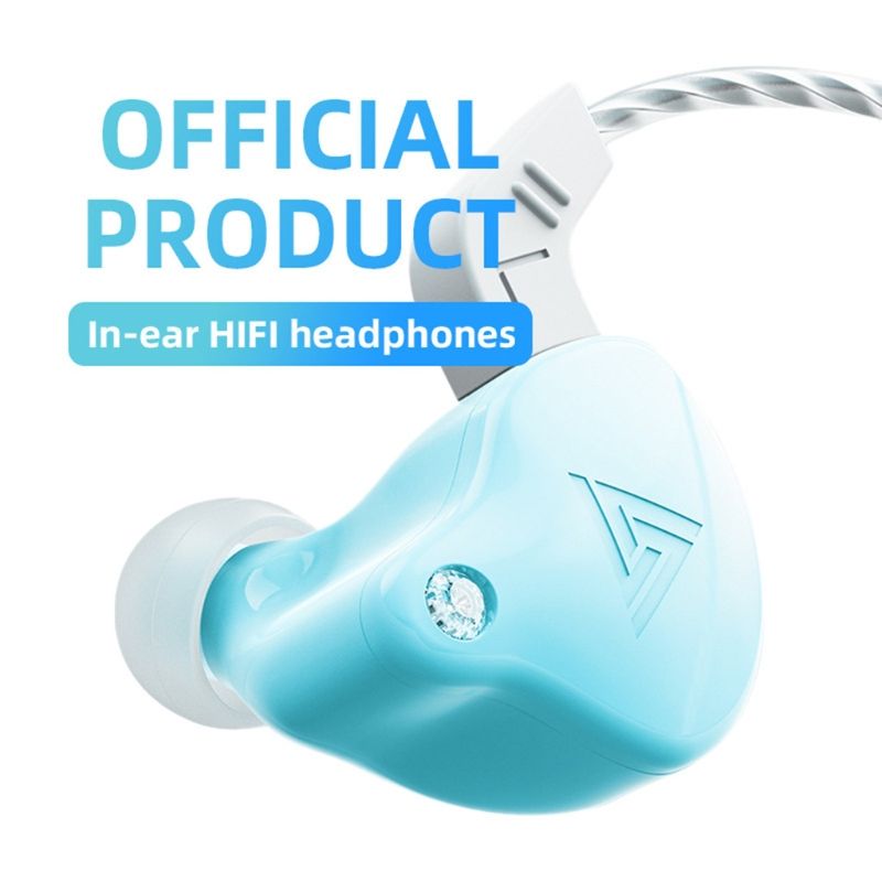 QKZ AK6 X Earphones Dynamic HIFI Bass Earbuds In Ear