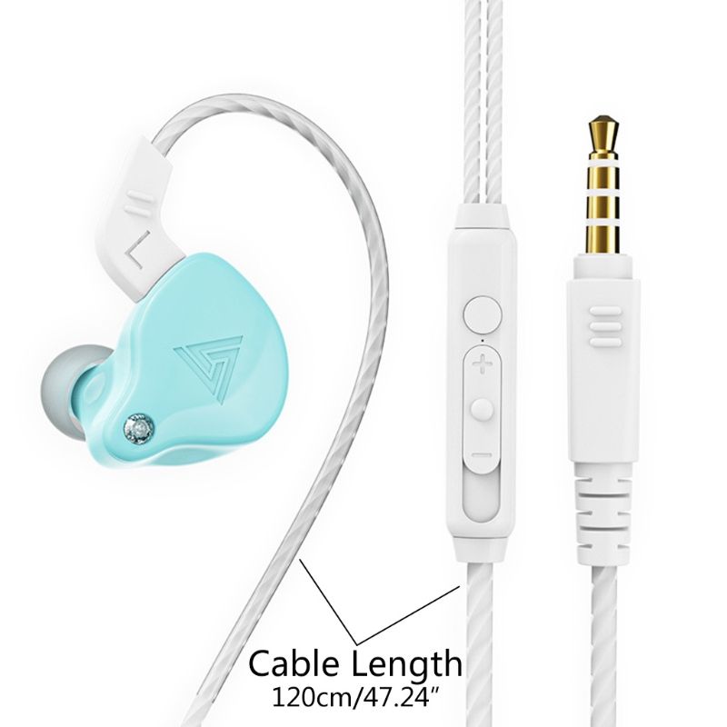QKZ AK6 X Earphones Dynamic HIFI Bass Earbuds In Ear