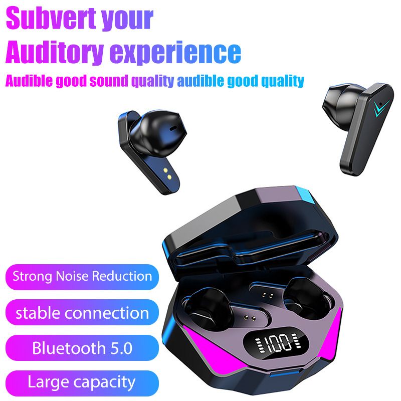X15 TWS Gaming Earbuds Bluetooth 5.0 Wireless Earphone